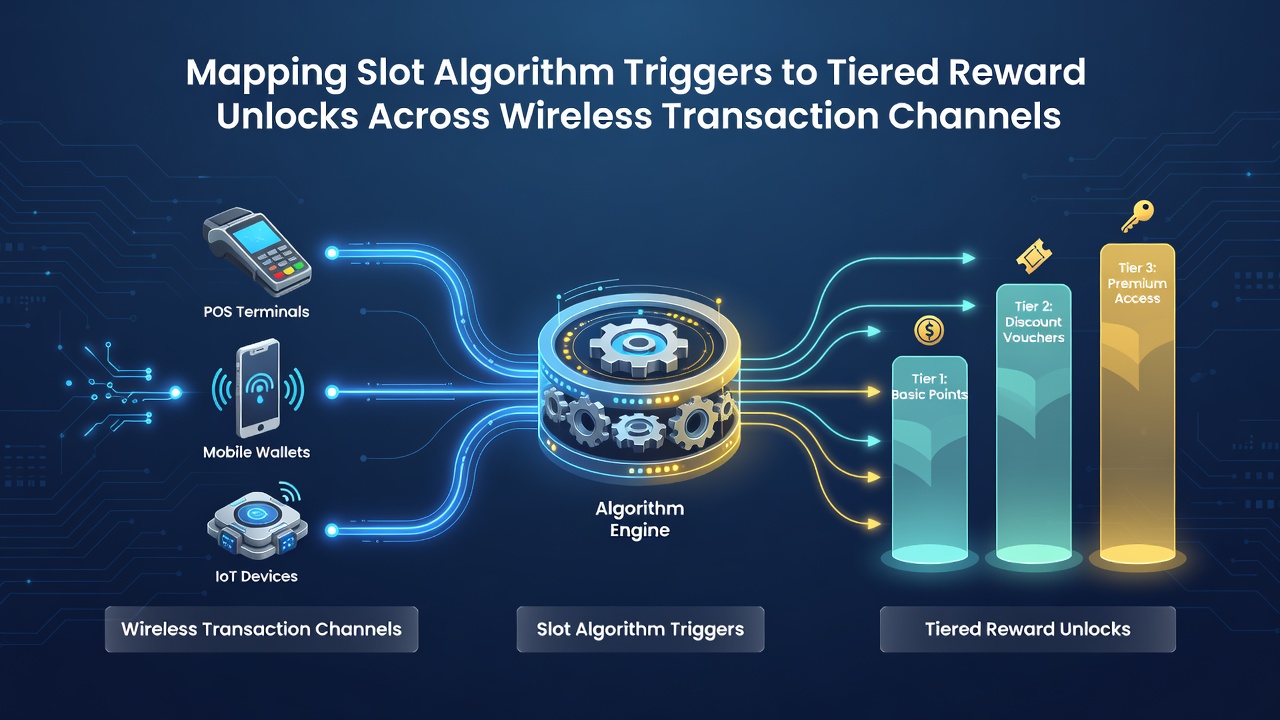 Flowchart showing how wireless payments map to slot triggers and unlock reward tiers in real-time gaming sessions