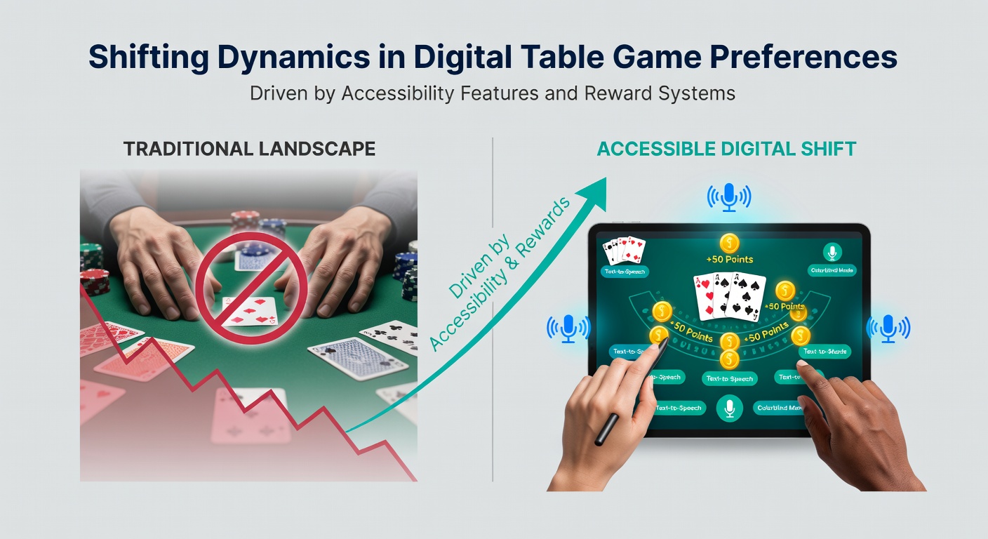 Players engaging with digital roulette and blackjack tables featuring reward progress bars and accessibility icons
