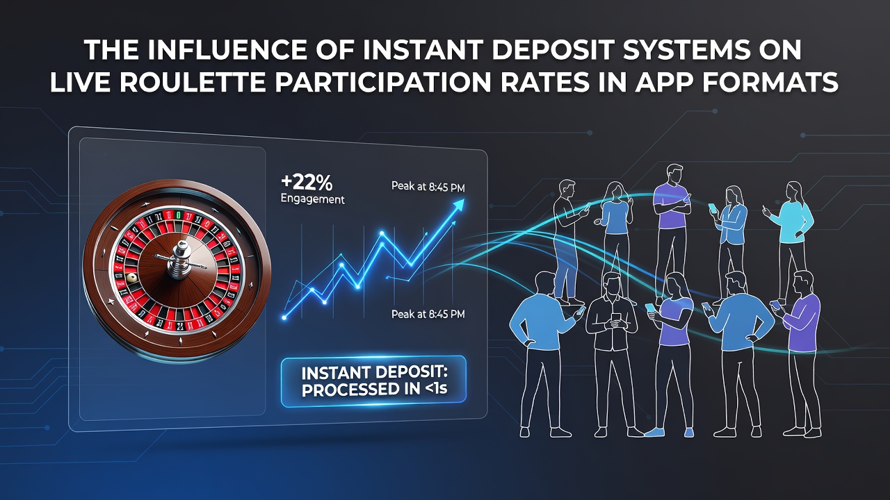 Mobile casino app interface showing instant deposit options for live roulette tables